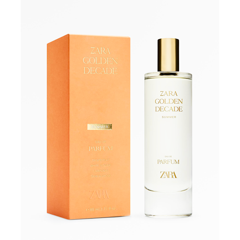 ZARA GOLDEN DECADE SUMMER EDP 80 ML