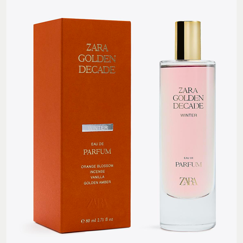 ZARA GOLDEN DECADE WINTER EDP 80 ML (2.71 FL. OZ).