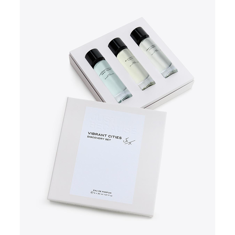 ZARA VIBRANT CITIES AND EMOTIONS DISCOVERY SET EDP 3X30ML (1.01 FL. OZ).