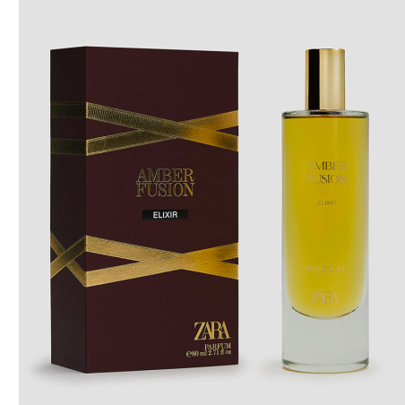 ZARA AMBER FUSION ELIXIR PARFUM 80ML (2,71 FL. OZ).