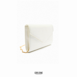 𝐙𝐀𝐑𝐀 SAC BANDOULIÈRE STYLE ENVELOPPE WHITE