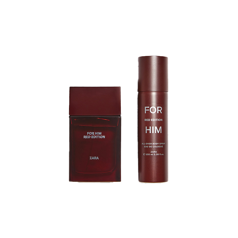 ZARA FOR HIM RED EDITION + ALL-OVER SPRAY 100 ML