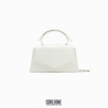 ZARA MOCK CROC MINI CITY BAG WHITE