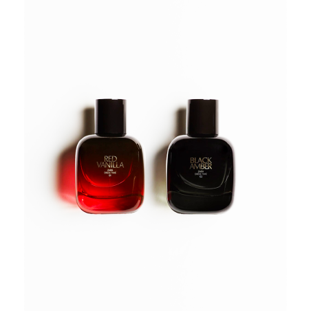 ZARA RED VANILLA 90 ML / 3.04 OZ + BLACK AMBER 90 ML / 3.04 OZ