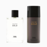 ZARA GOLD EDT 90 ML (3.04 FL. OZ) + DÉODORANT SPRAY EDC 150 ML (5.07 FL. OZ)